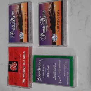 4 Singalong Tape/Cassette Soundtracks Christian Music